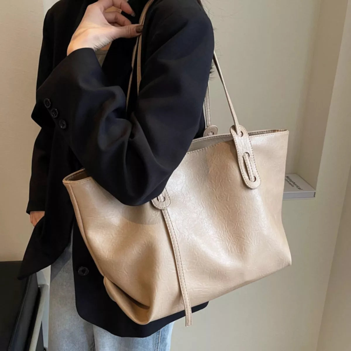 PU Leather Shoulder Bag