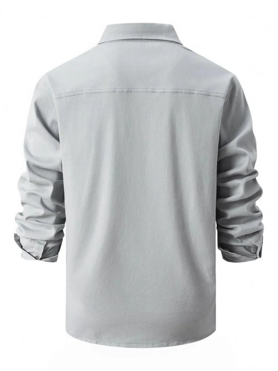 Men's Full Size Button Up Long Sleeve Shirt Plus Size
