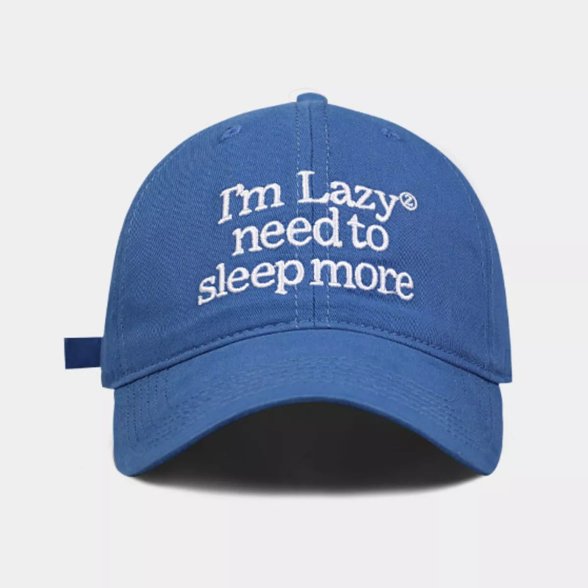 Embroidered Slogan Baseball Cap