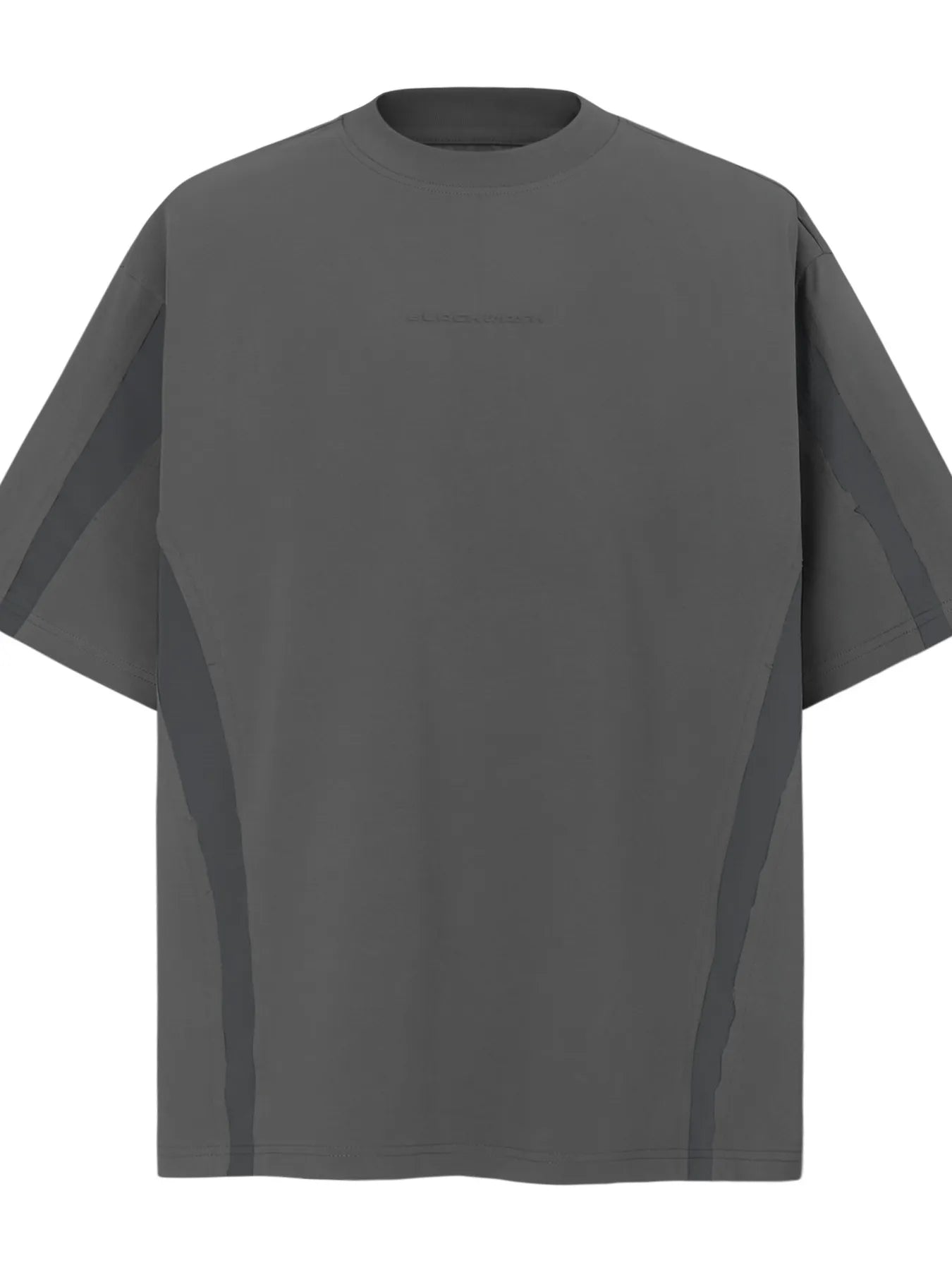 Men's Contrast Round Neck Short Sleeve T-Shirt