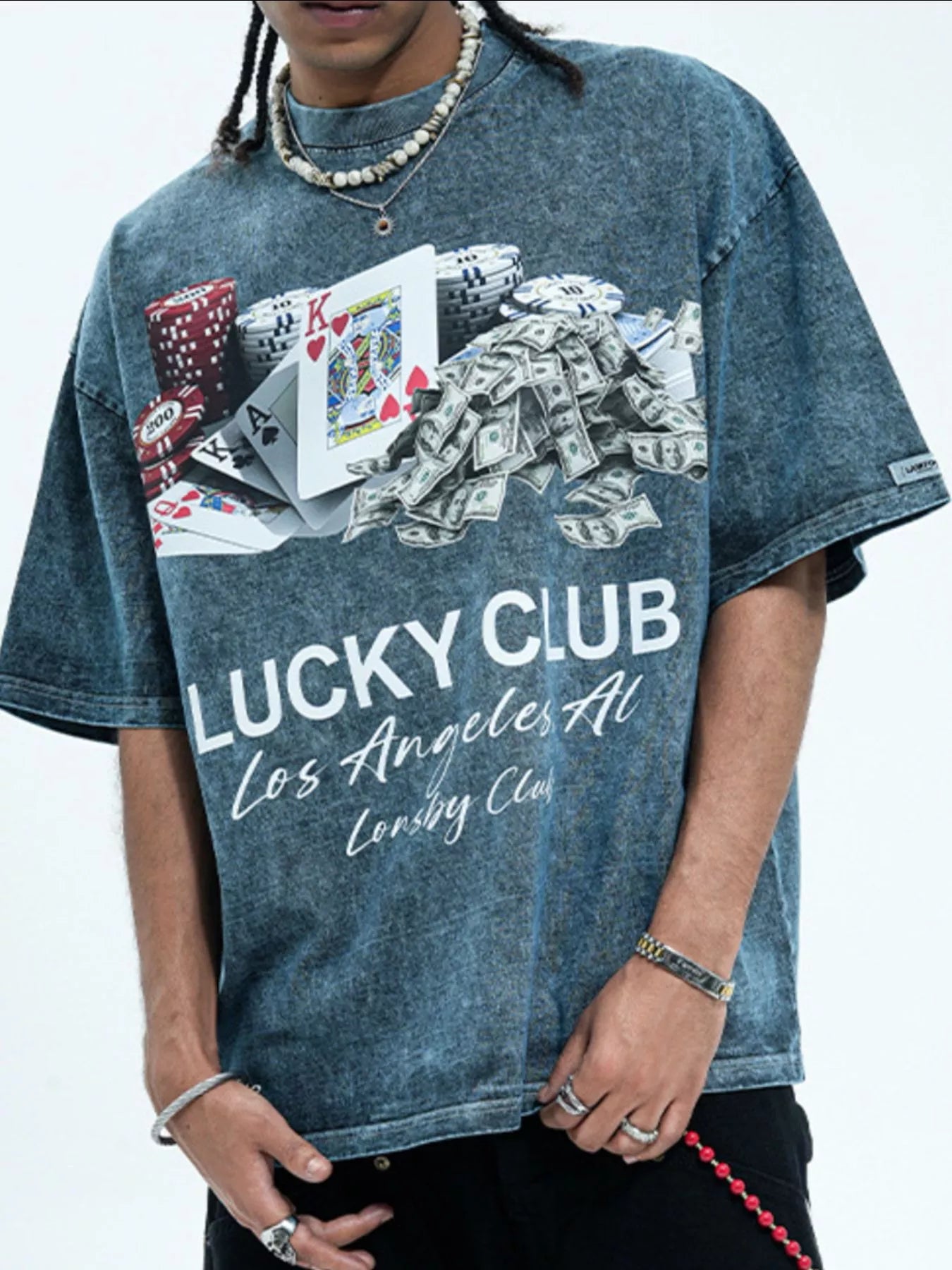 Men's Graphic Round Neck Short Sleeve T-Shirt
