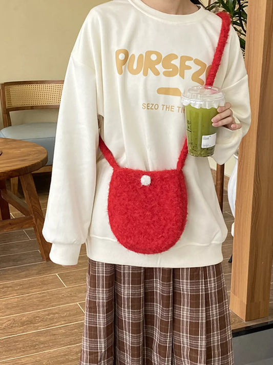 Lightweight Fluffy Crossbody Bag