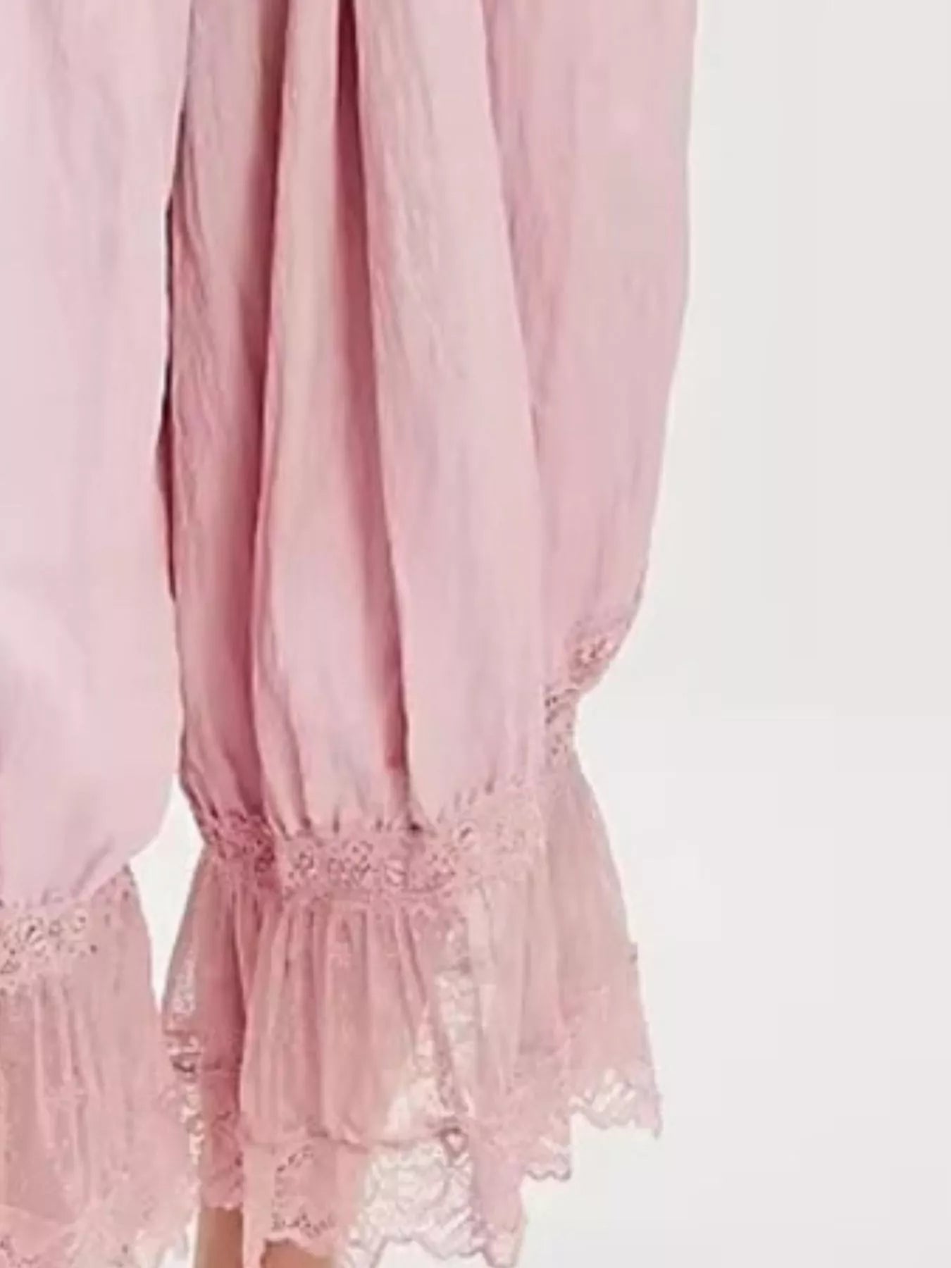 Lace Trimmed Lounge Pants