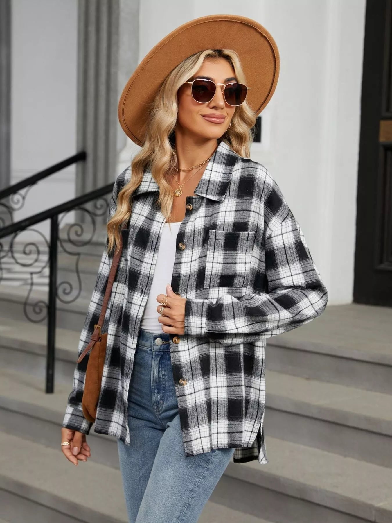 Plaid Button Up Shirt