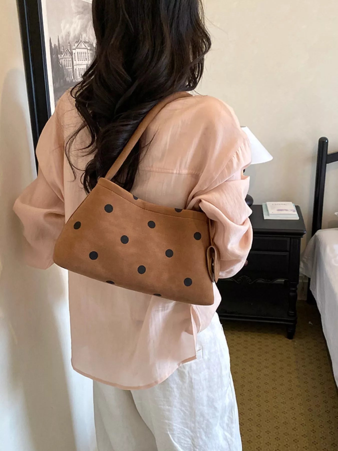 Polka Dot Shoulder Bag