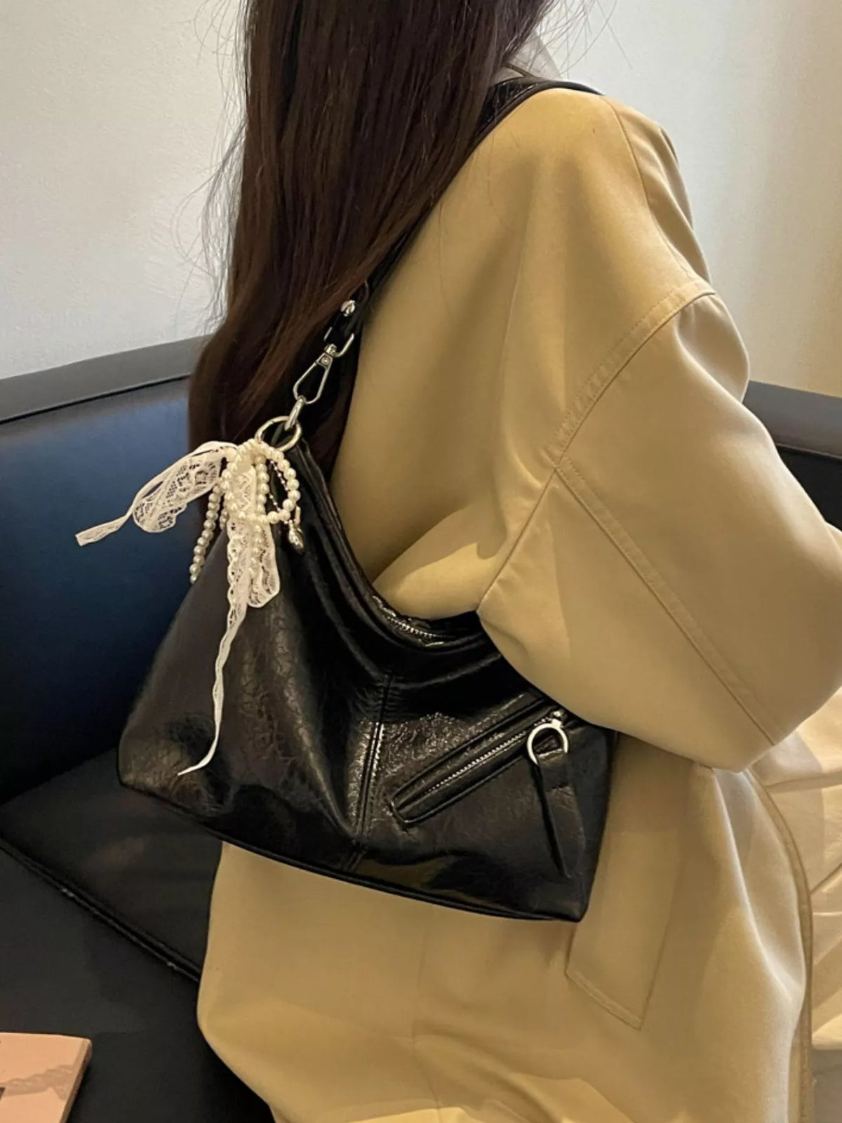 PU Leather Shoulder Bag
