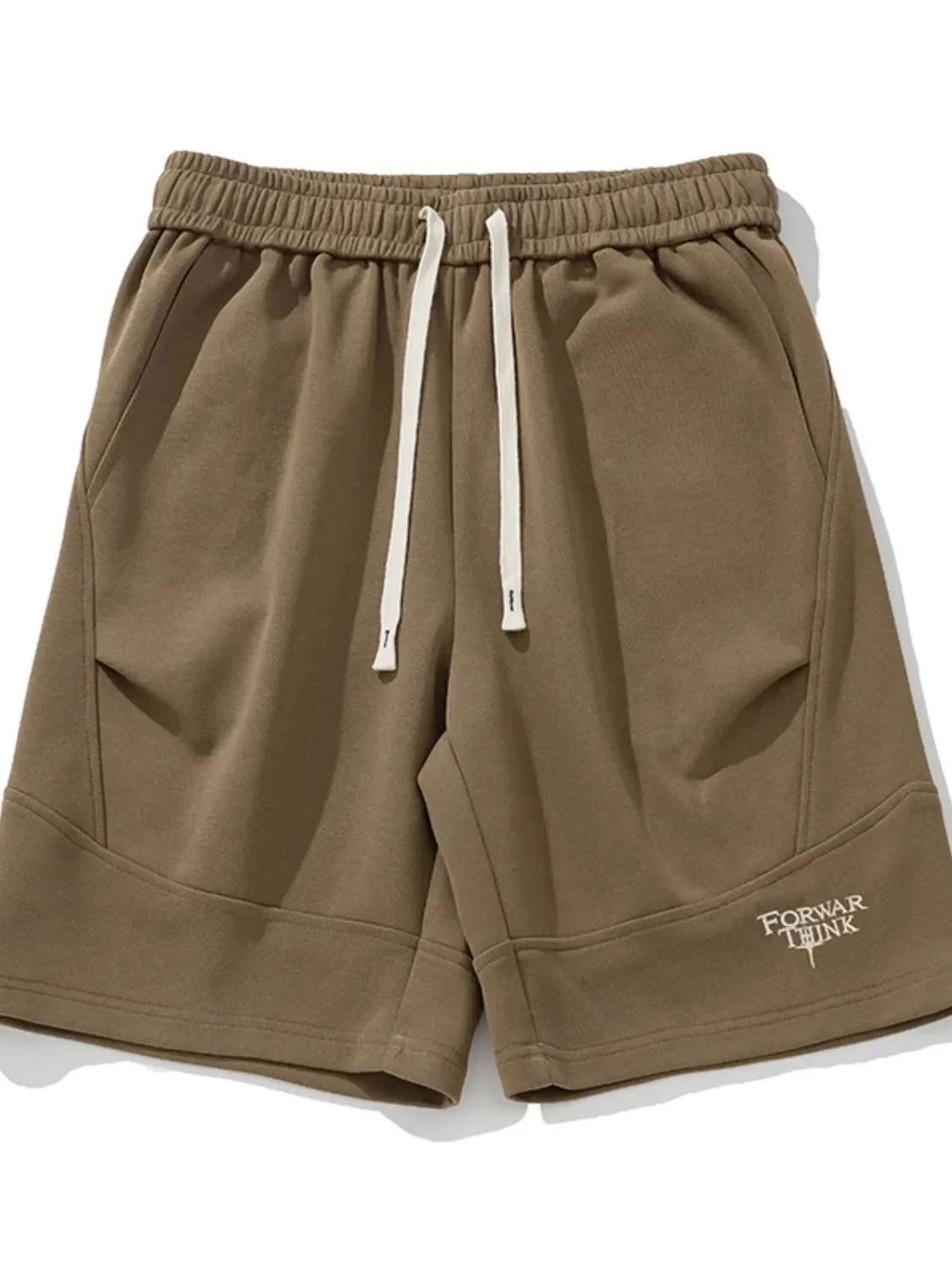 Men's Plus Size Drawstring Shorts with Pockets