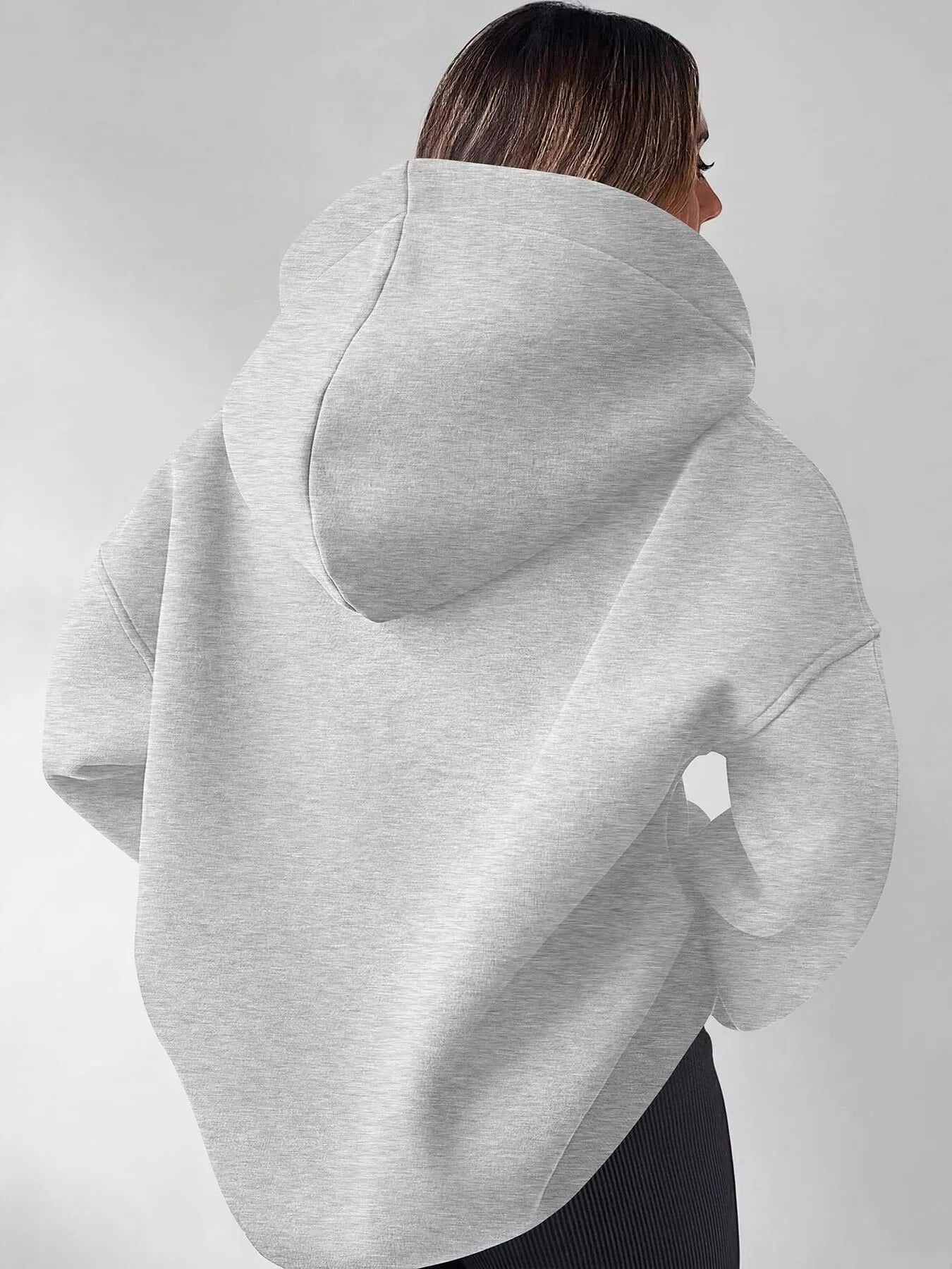Oversized Quarter-Zip Hoodie