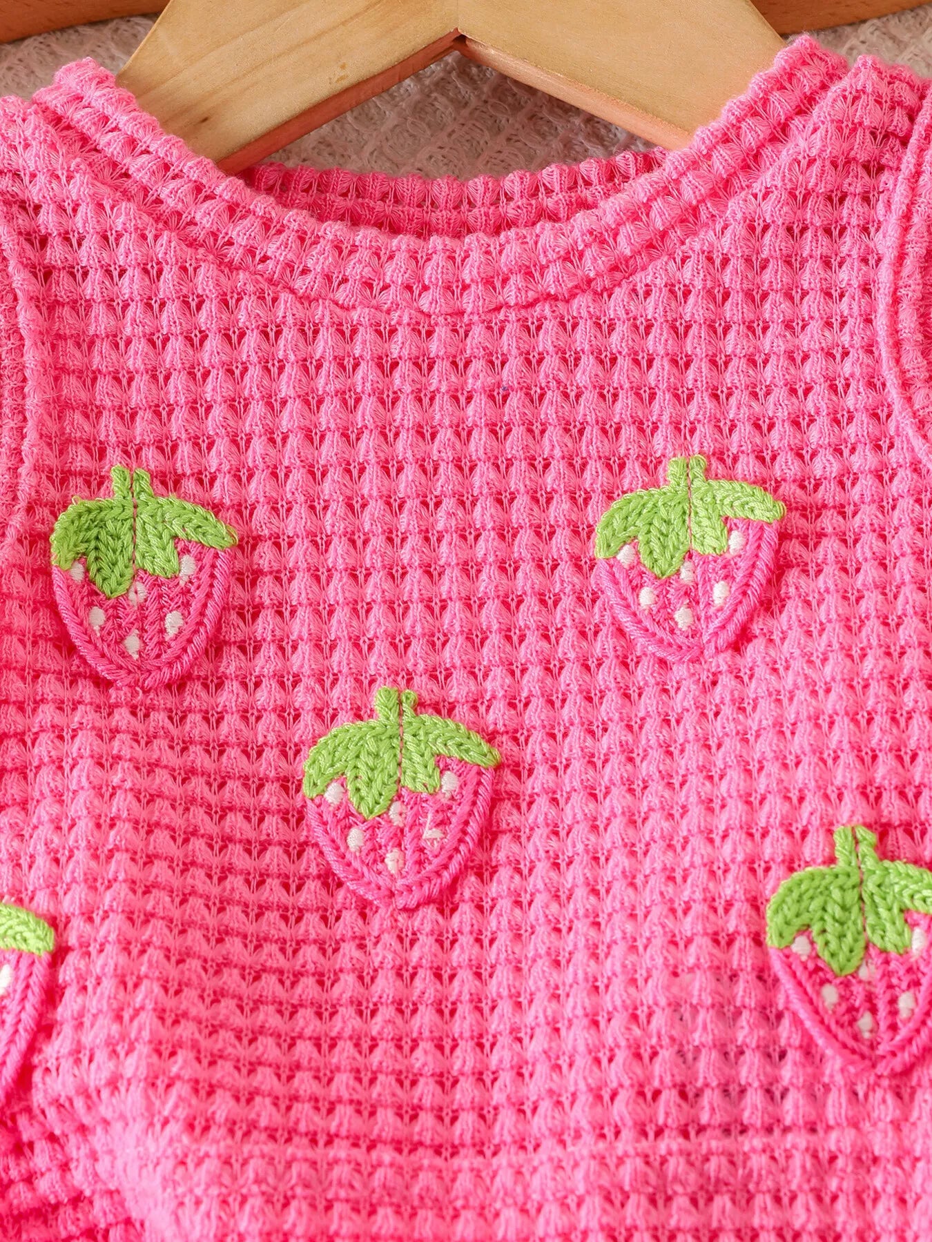 Children's Strawberry Tank and Shorts Set