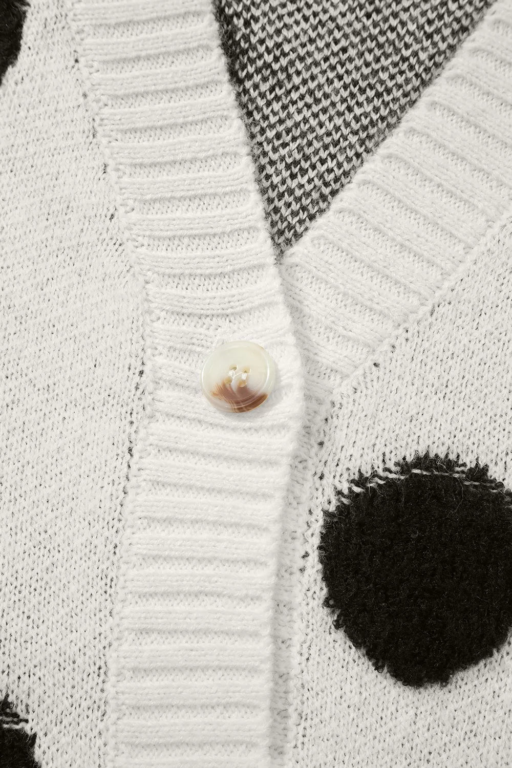 Polka Dot Button Up Cardigan