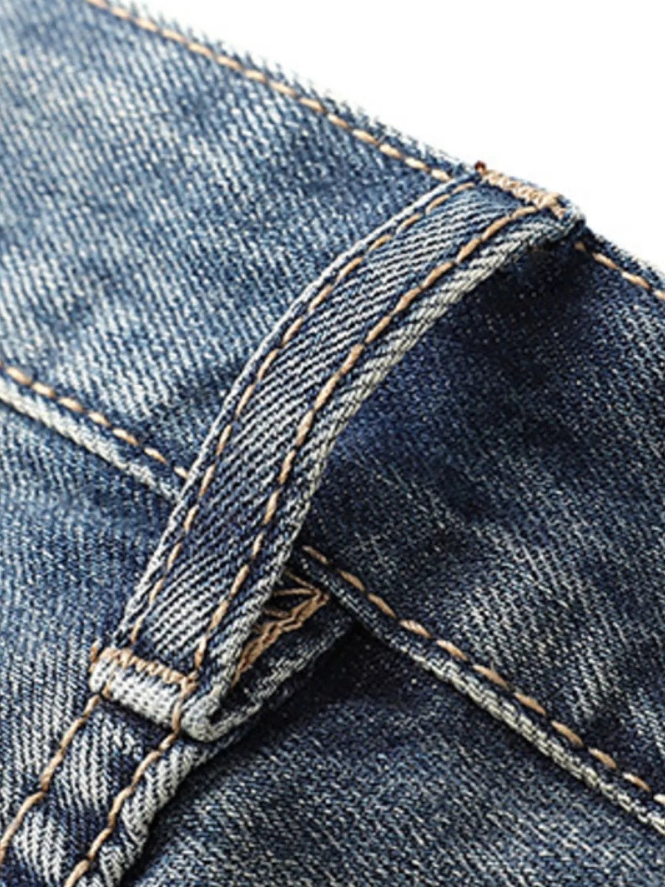 Men's Distressed Loose Fit Jeans