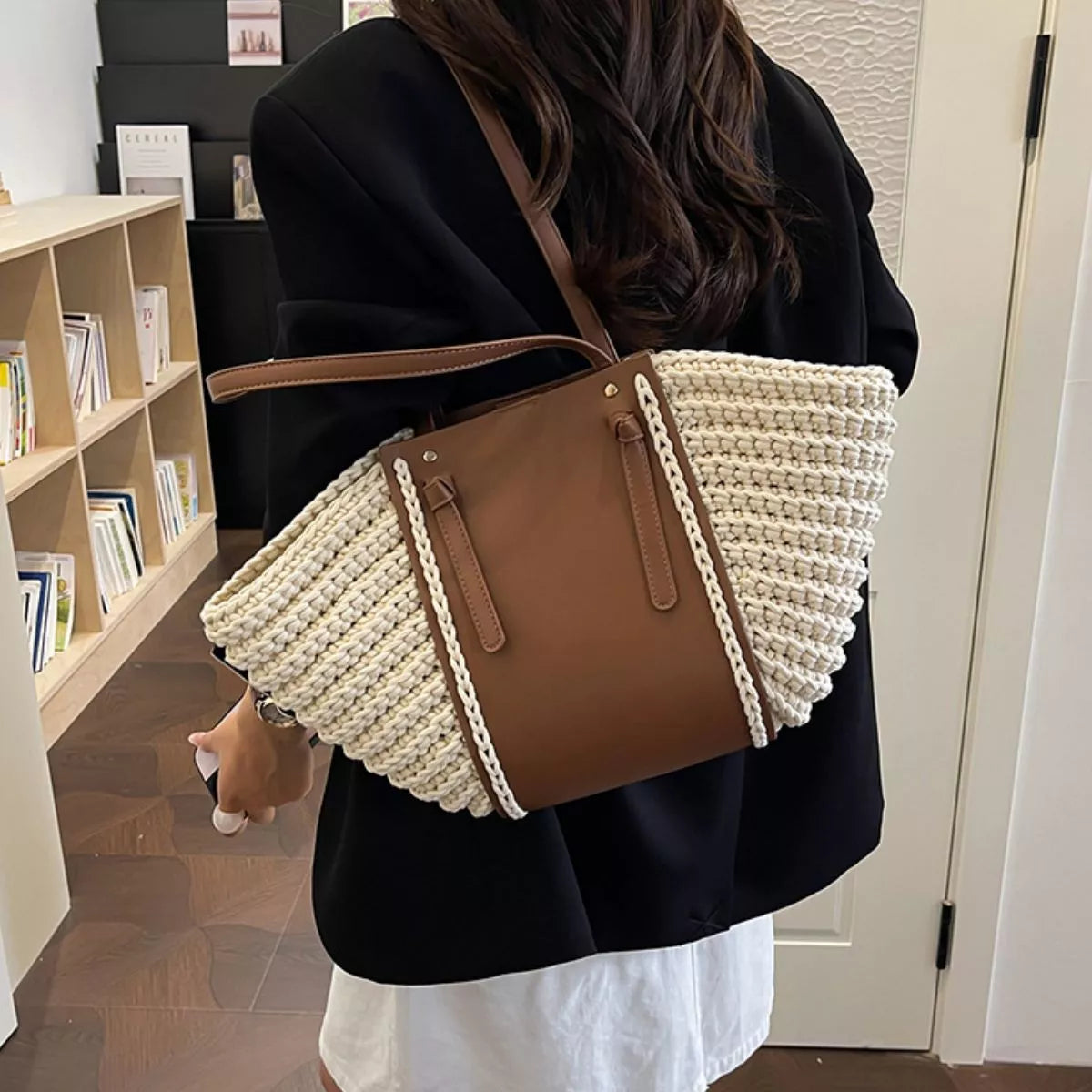 Straw Woven Shoulder Bag