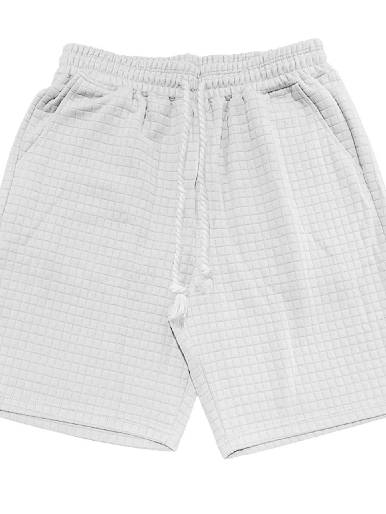 Men's Full Size Drawstring Shorts with Side Pockets Plus Size