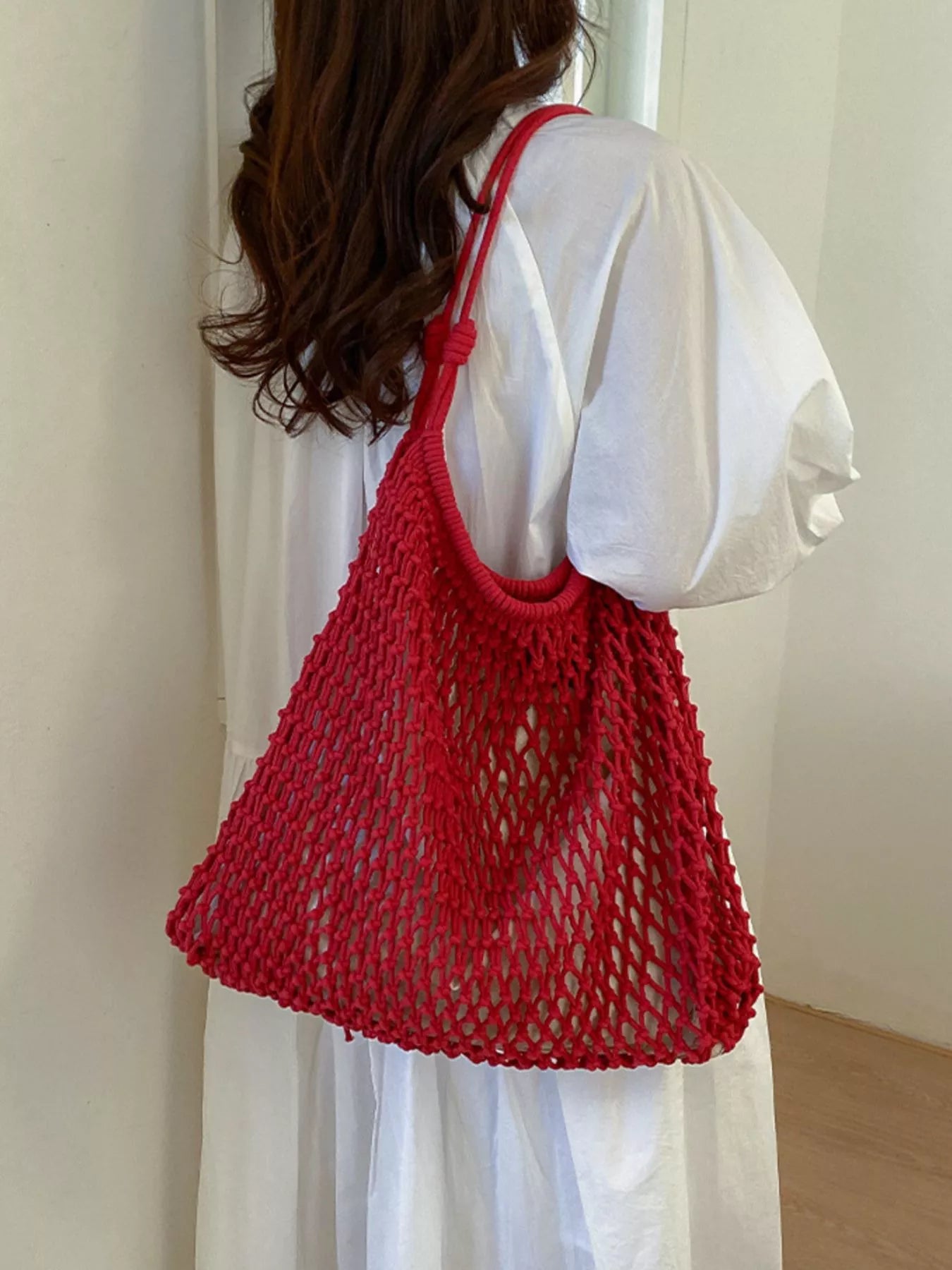 Crochet Knit Shoulder Bag