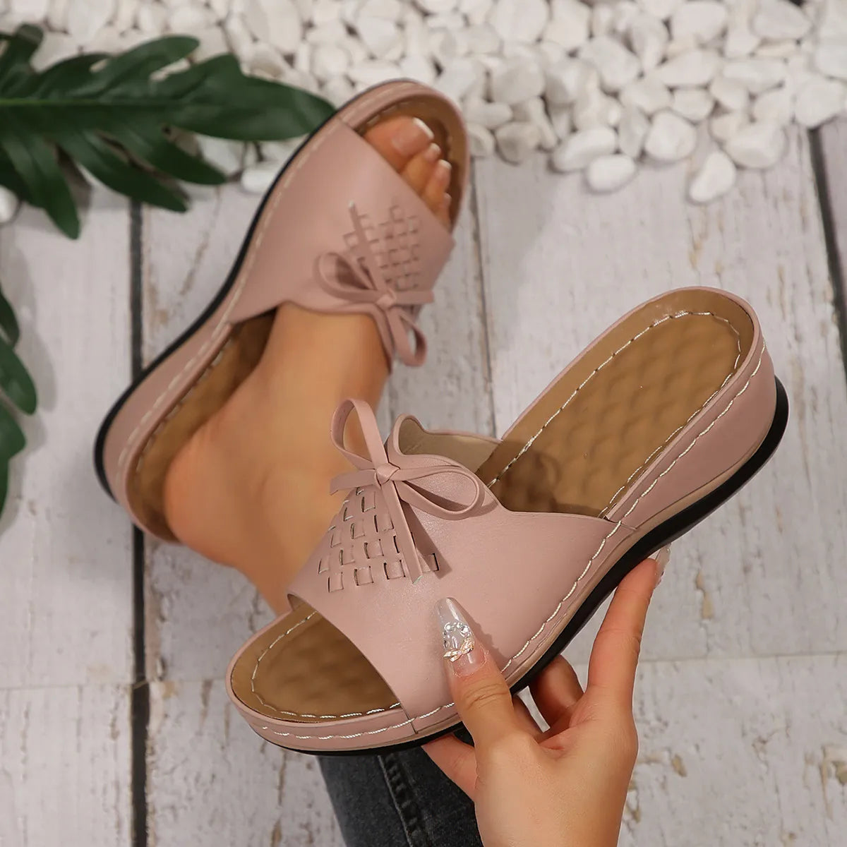 Open Toe Wedge Sandals