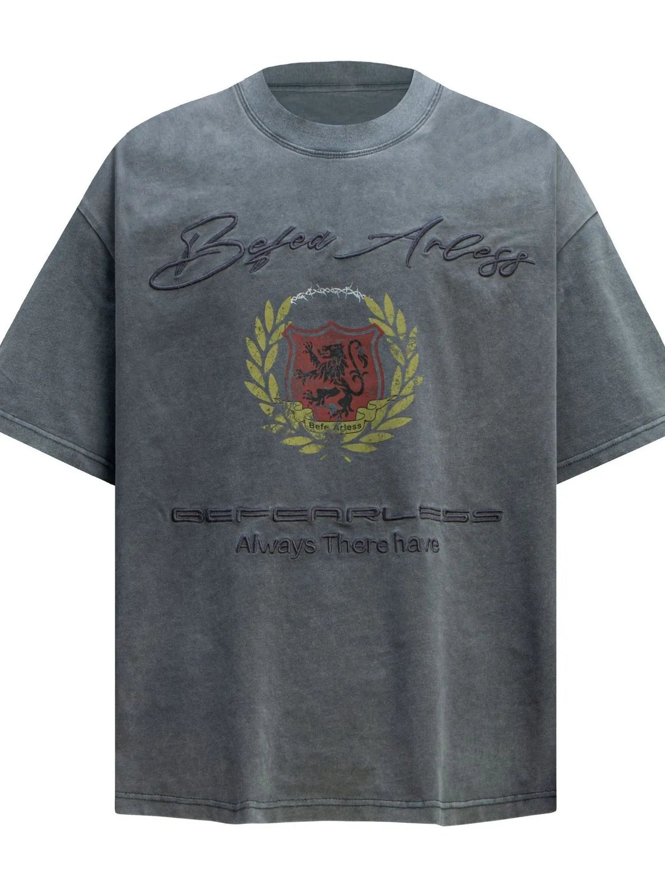 Men's Graphic Round Neck Short Sleeve T-Shirt