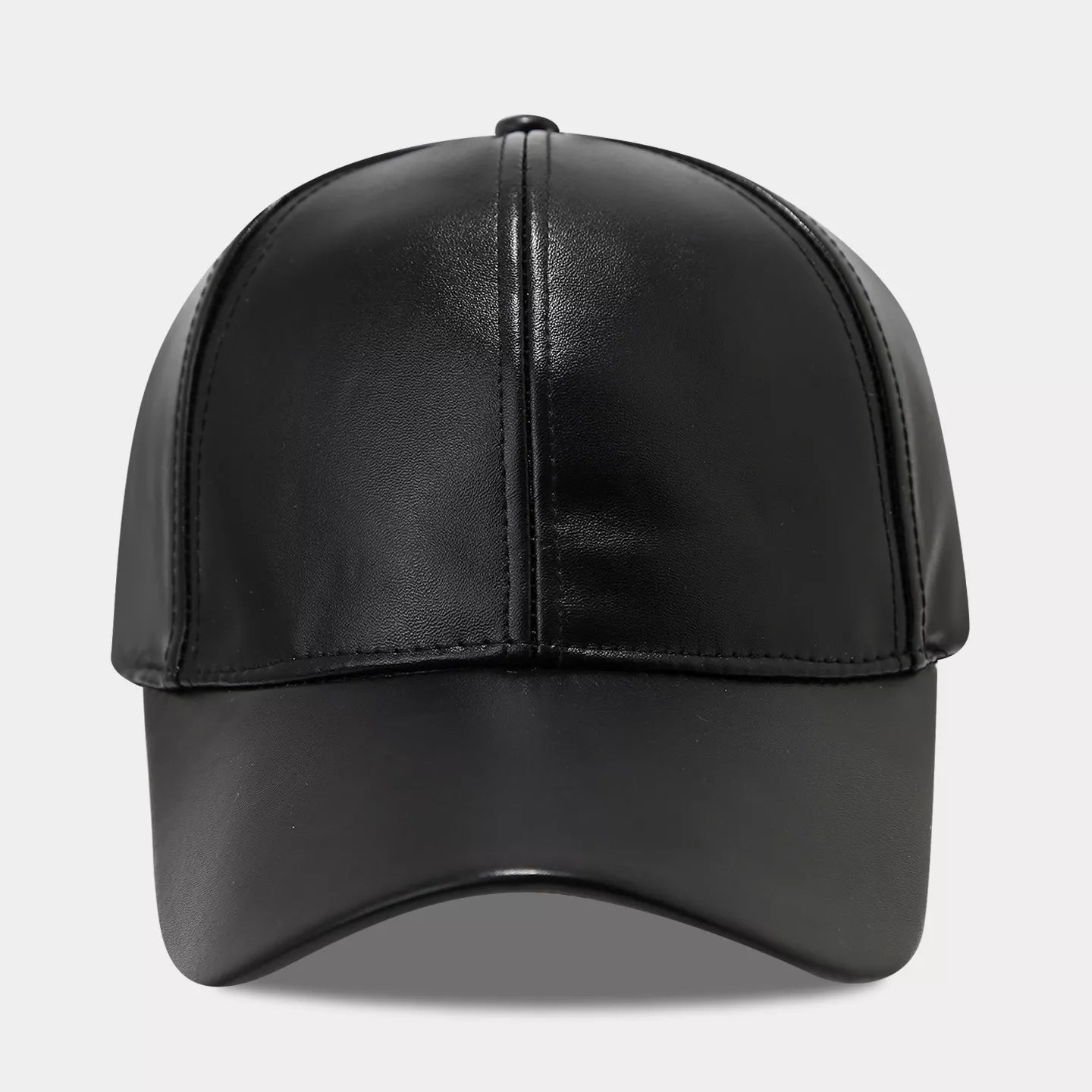 PU Leather Baseball Cap