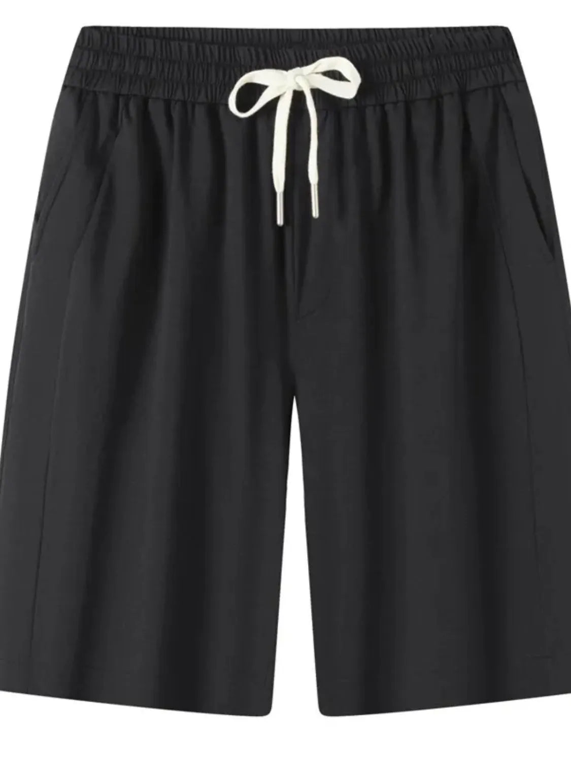 Men's Plus Size Drawstring Shorts with Pockets