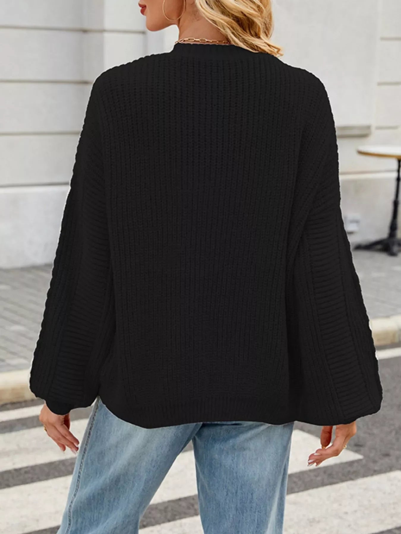 Cable Knit Button-Up Cardigan