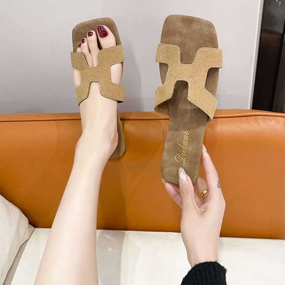 Open Toe Flats Sandals