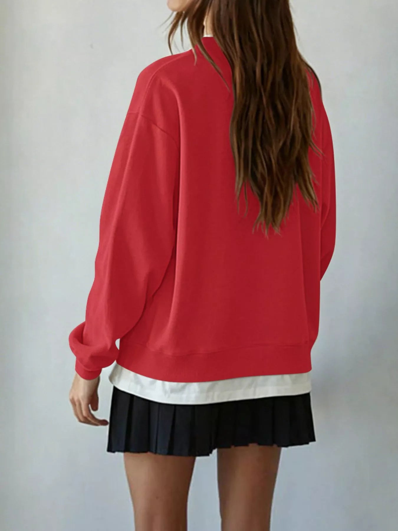 Oversized Crew Neck Sweatshirt