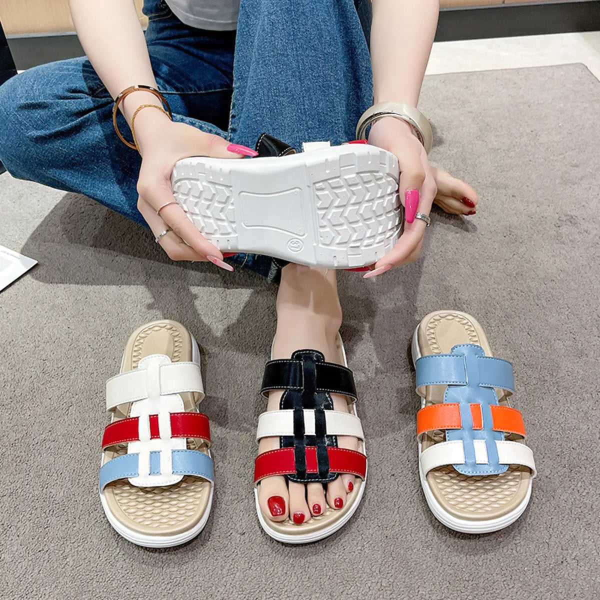 Open Toe Platform Sandals