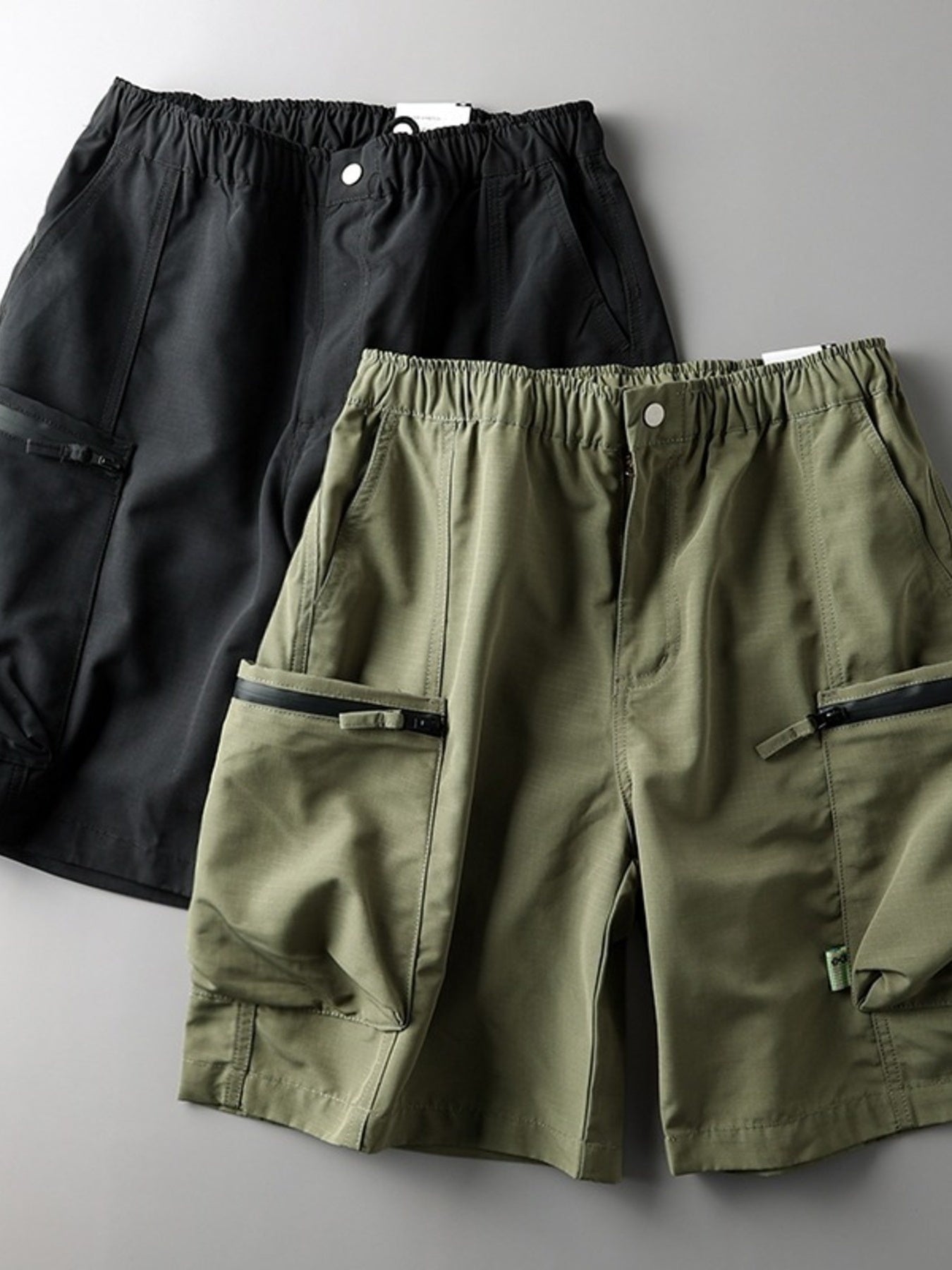 Men's Plus Size Cargo Pocket Relaxed Fit Shorts