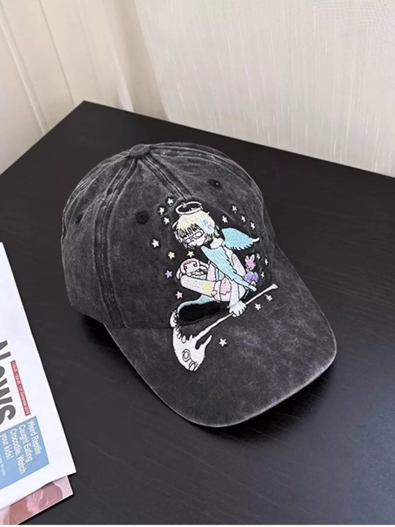 Embroidered Washed Baseball Cap