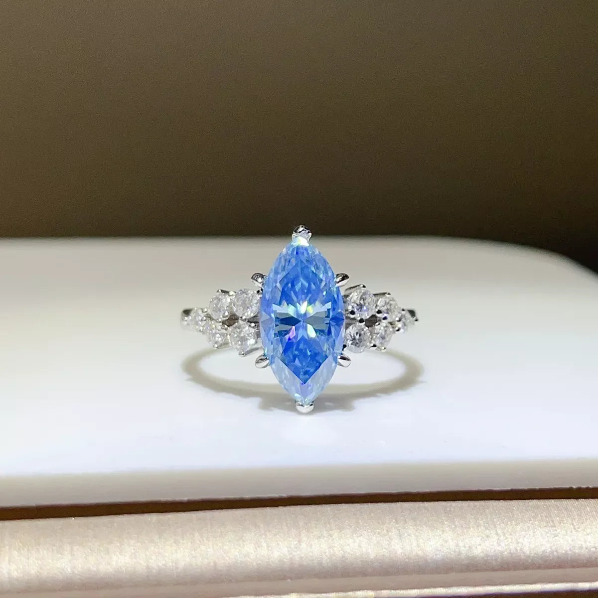 3 Carat 925 Sterling Silver Moissanite Ring