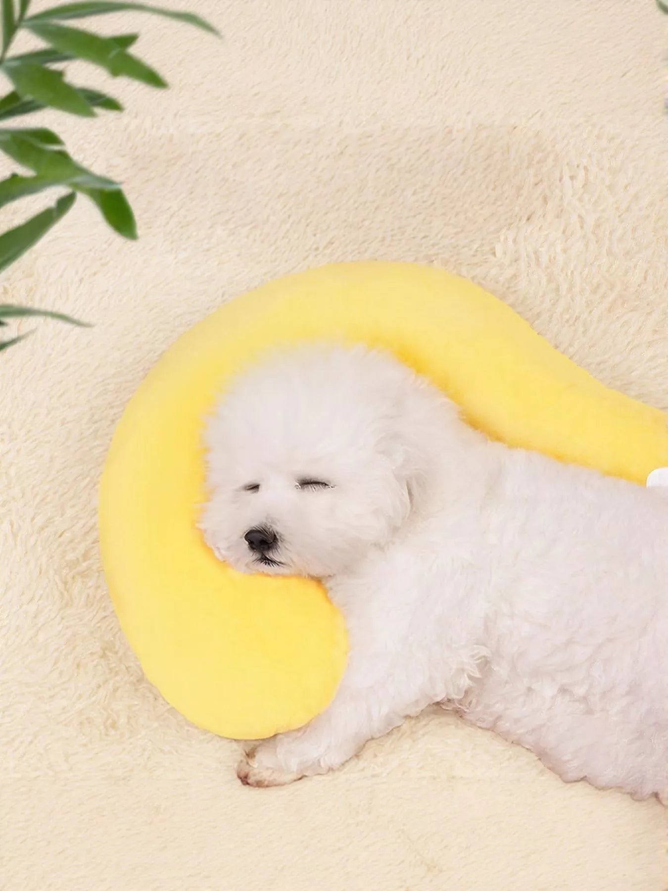 Question Mark Shaped Plush Pet Bed