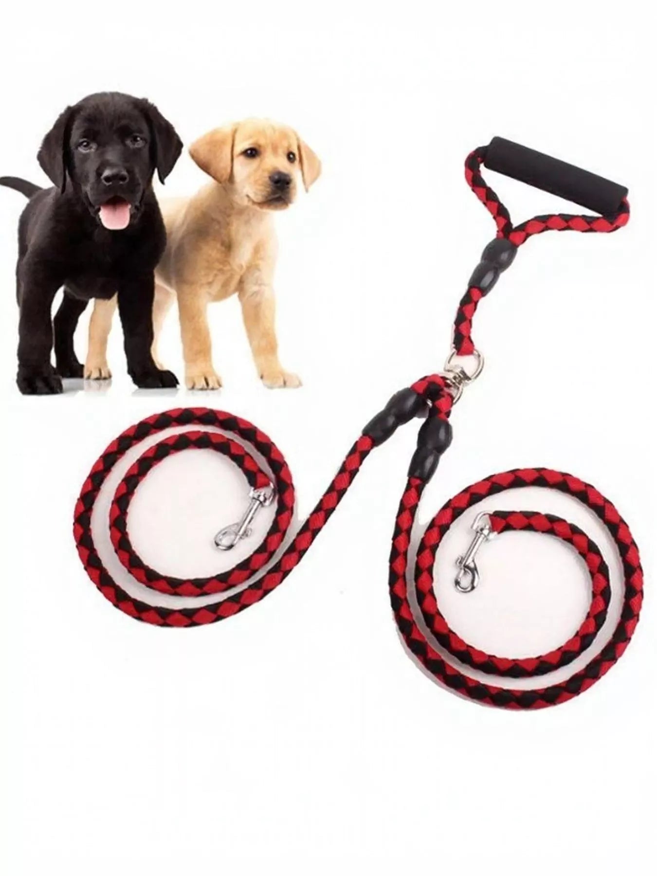 Braided Dog Leash with Handle