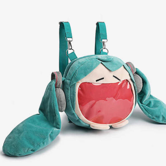 Cartoon Character Plush Backpack Bag