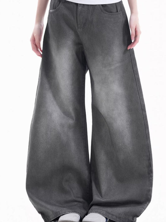 Men's Full Size Wide Leg Jeans Plus Size