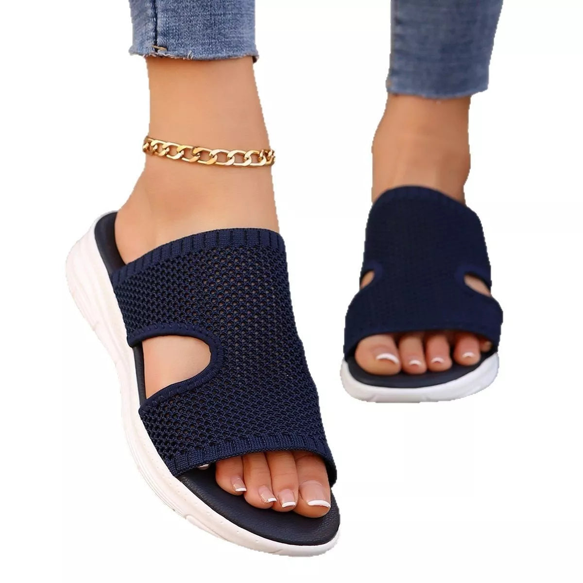 Breathable Mesh Open Toe Sandals