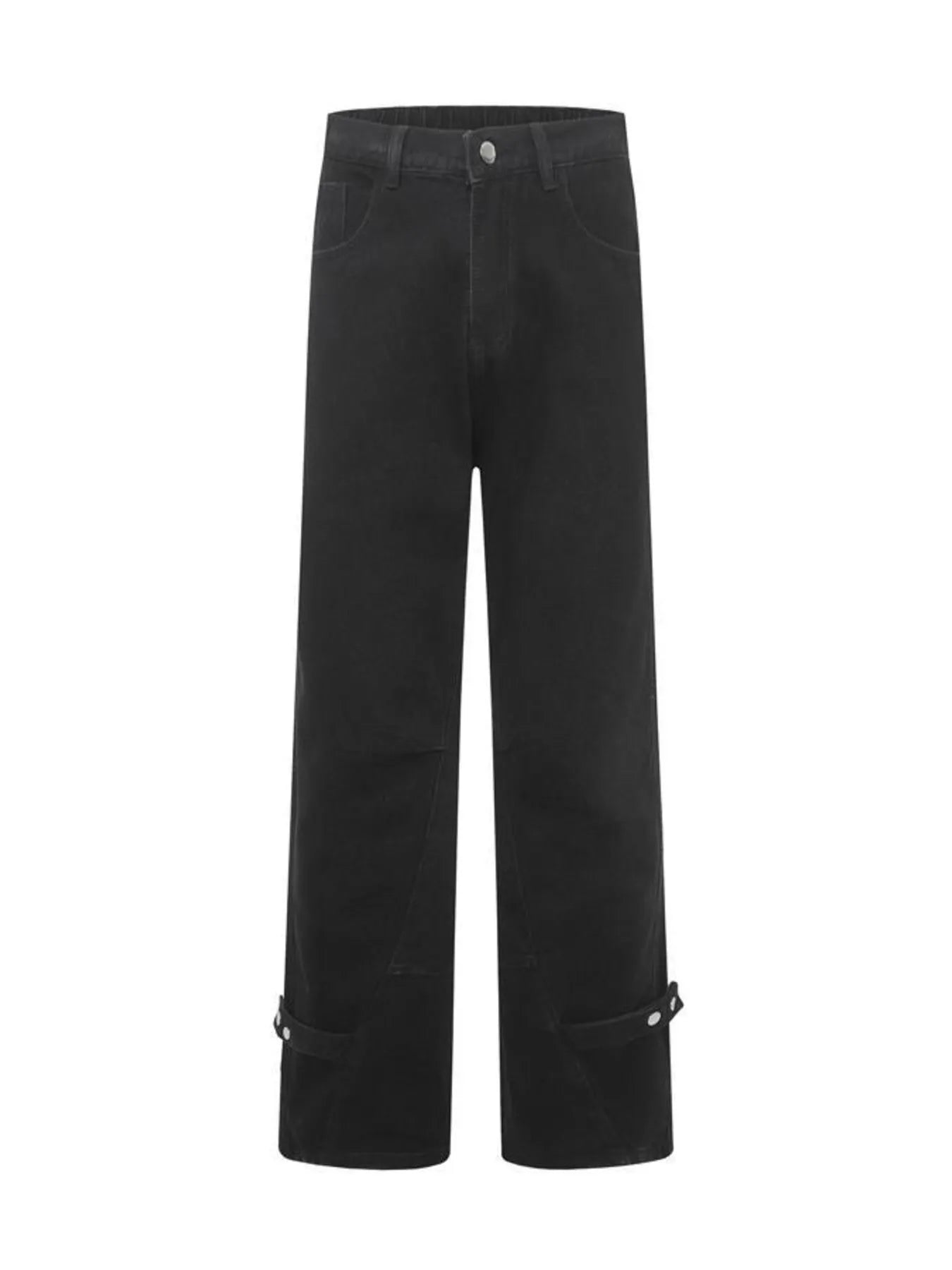 Men's High Waist Wide Leg Jeans