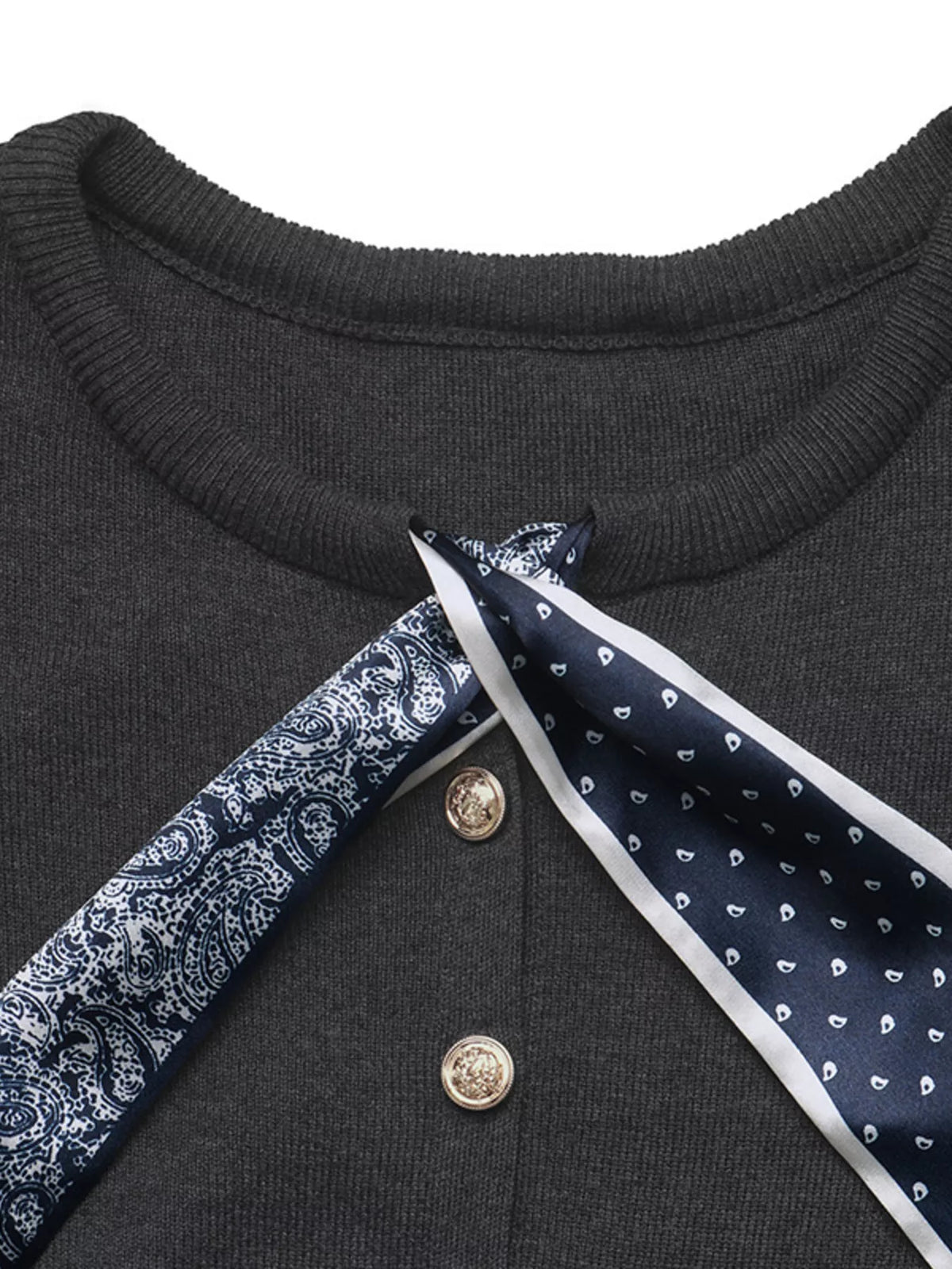 Button-Down Knit Cardigan