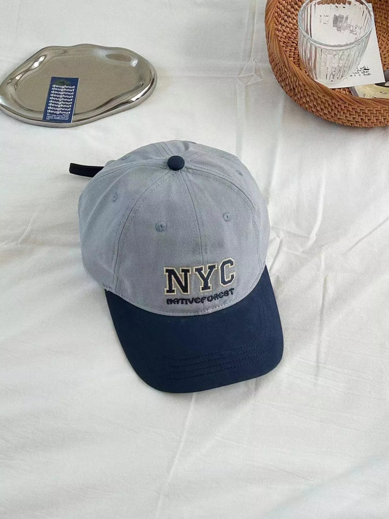 Letter Embroidered Baseball Cap