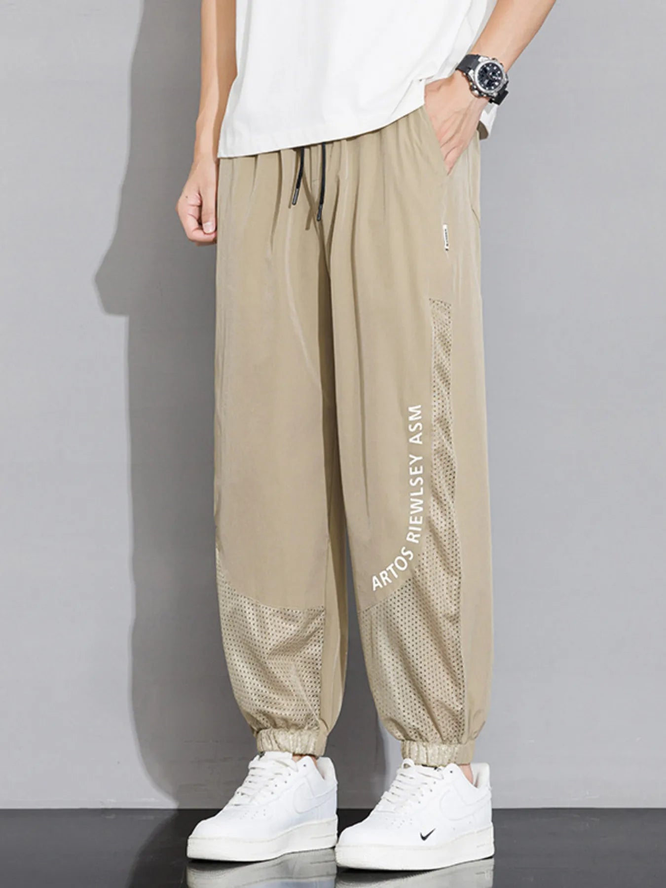 Men's Plus Size Wide Leg Pants