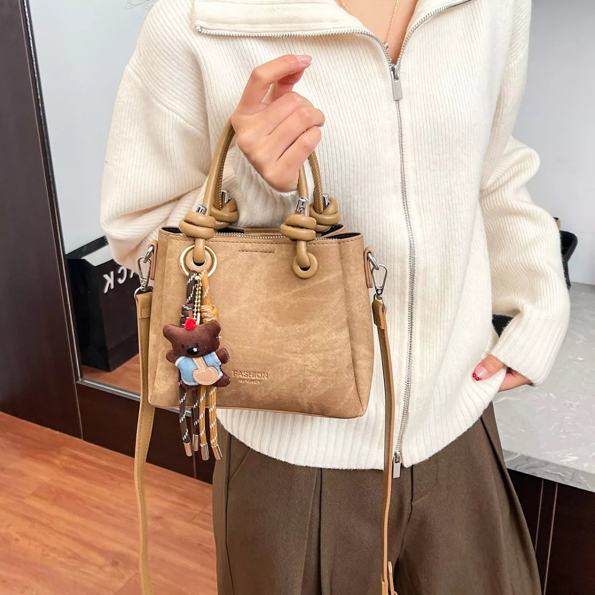PU Leather Crossbody Bag