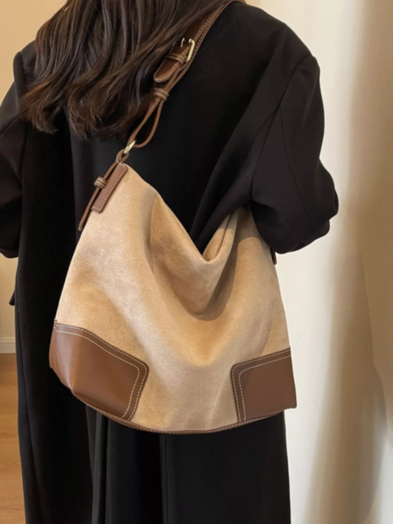 Color Block Shoulder Bag