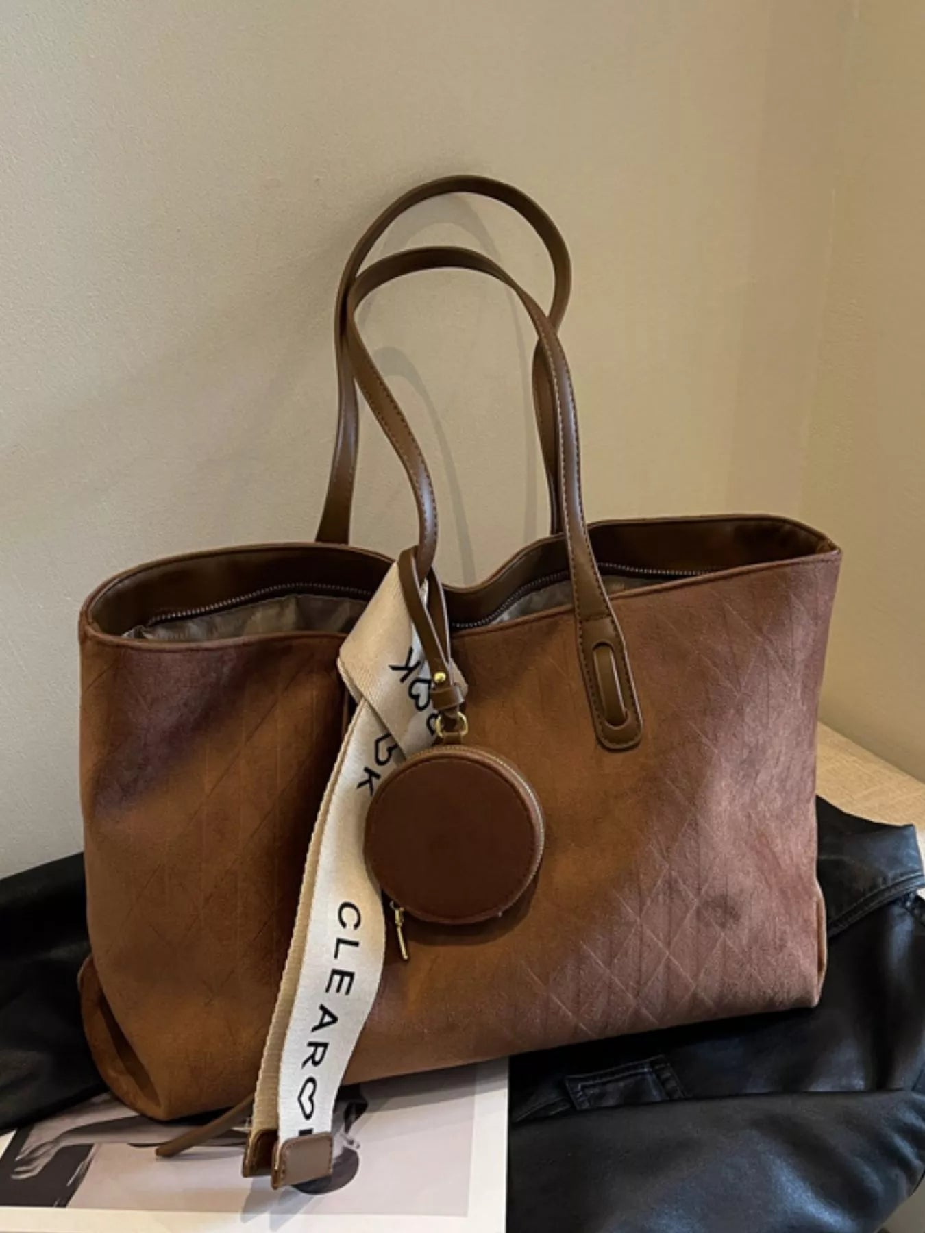 Large Capacity Tote Bag with Coin Purse