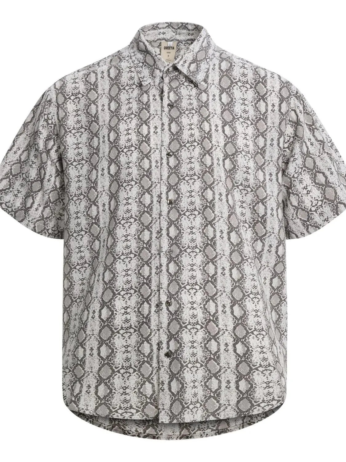 Men's Short Sleeve Button-Up Shirt