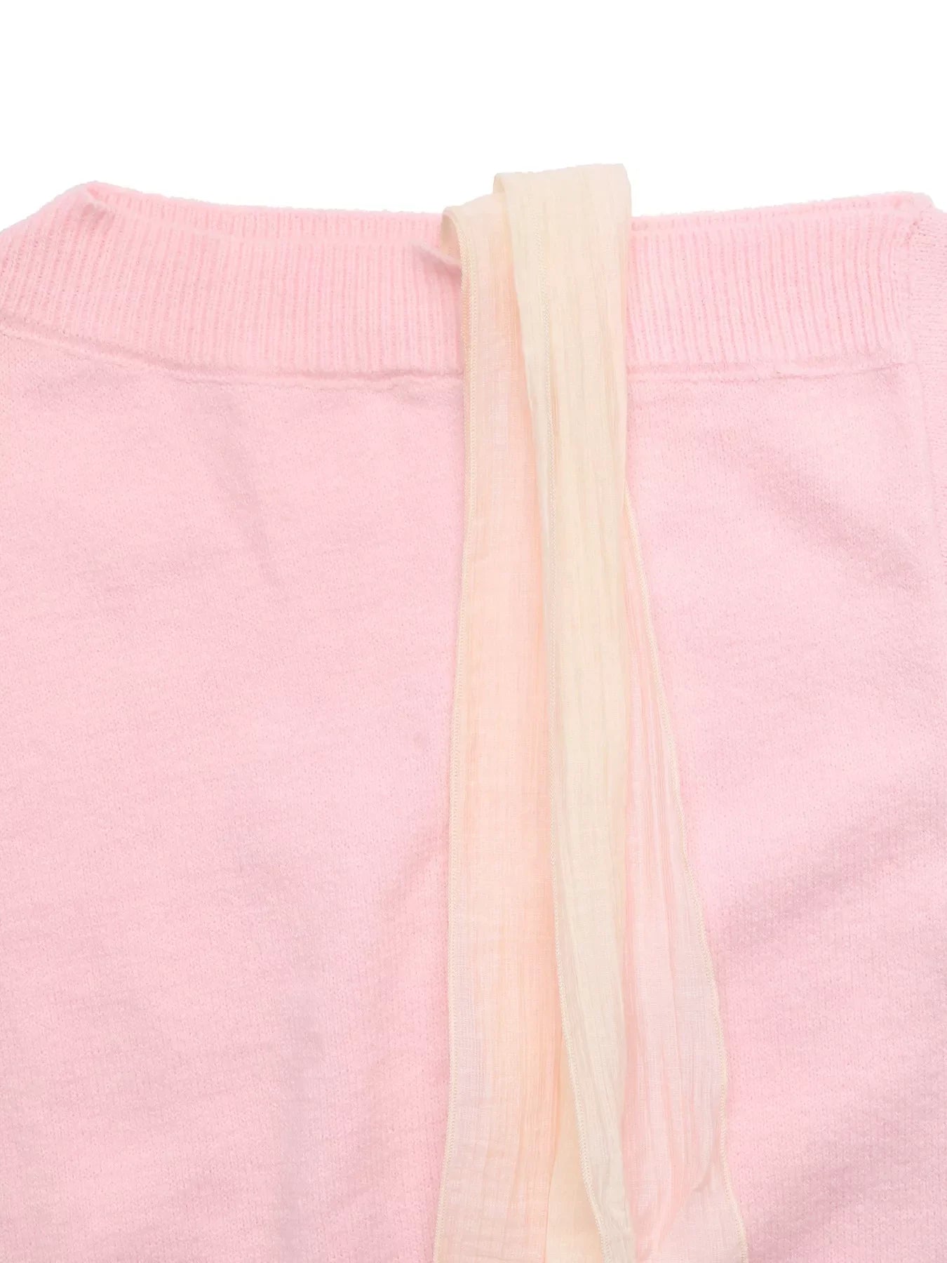 One Shoulder Bow Detail Sweater