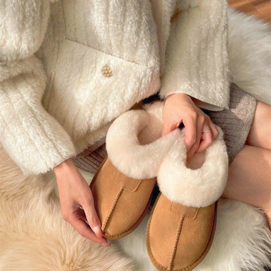 Cozy Plush-Lined Slippers