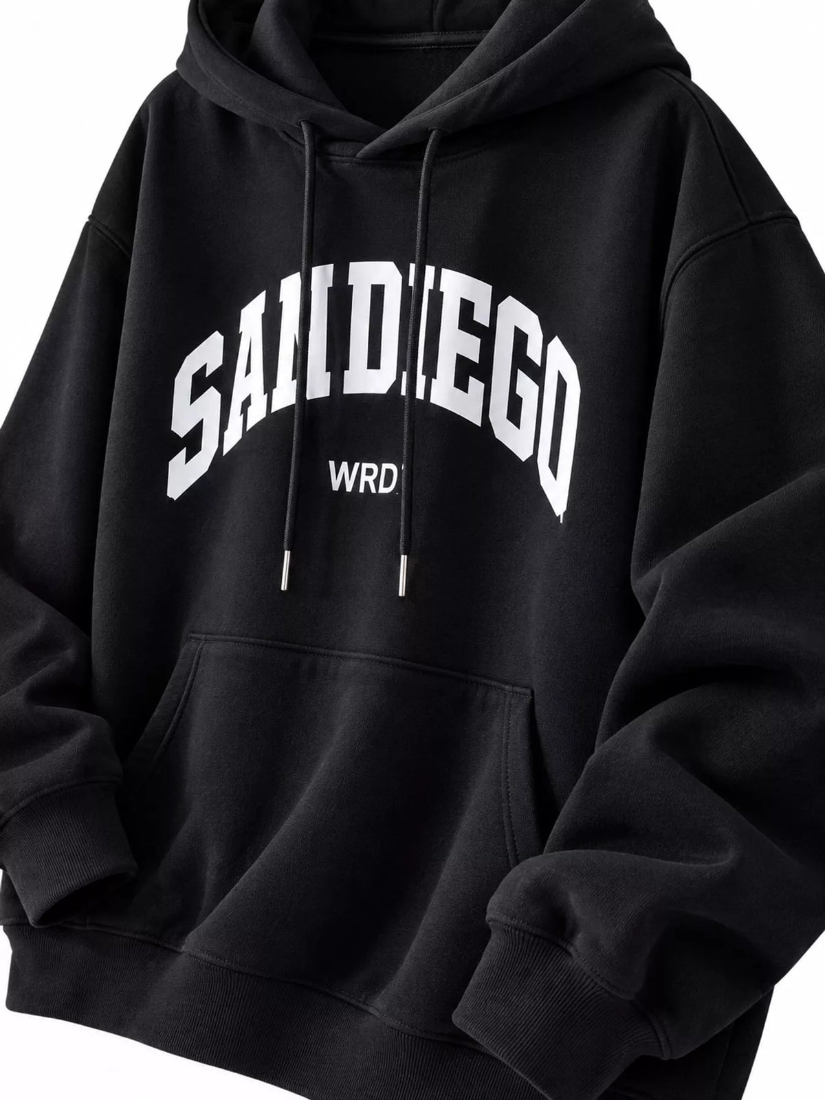 Letter Graphic Long Sleeve Hoodie