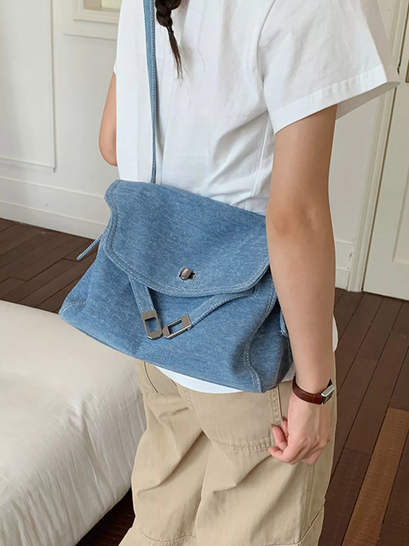 Causal Flap Crossbody Bag