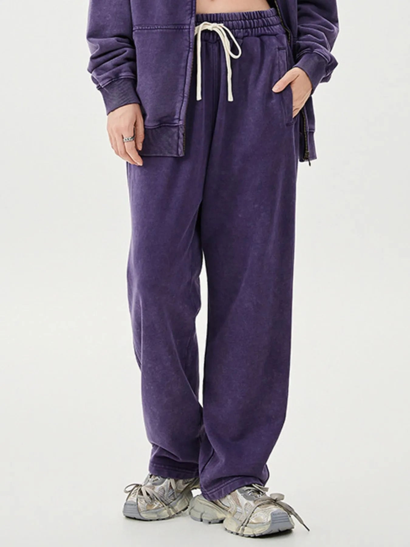 Men's Washed Relaxed Fit Sweatpants