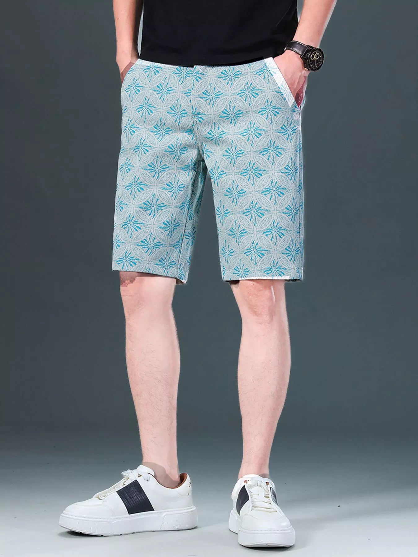 Men's Printed Loose Fit Shorts