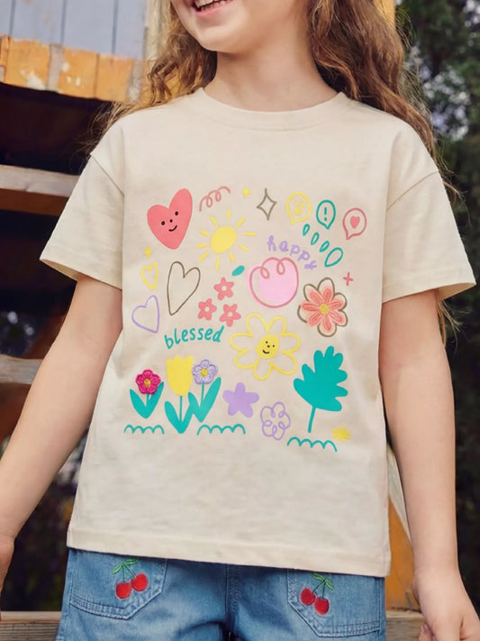Children's Graphic Short Sleeve T-Shirt