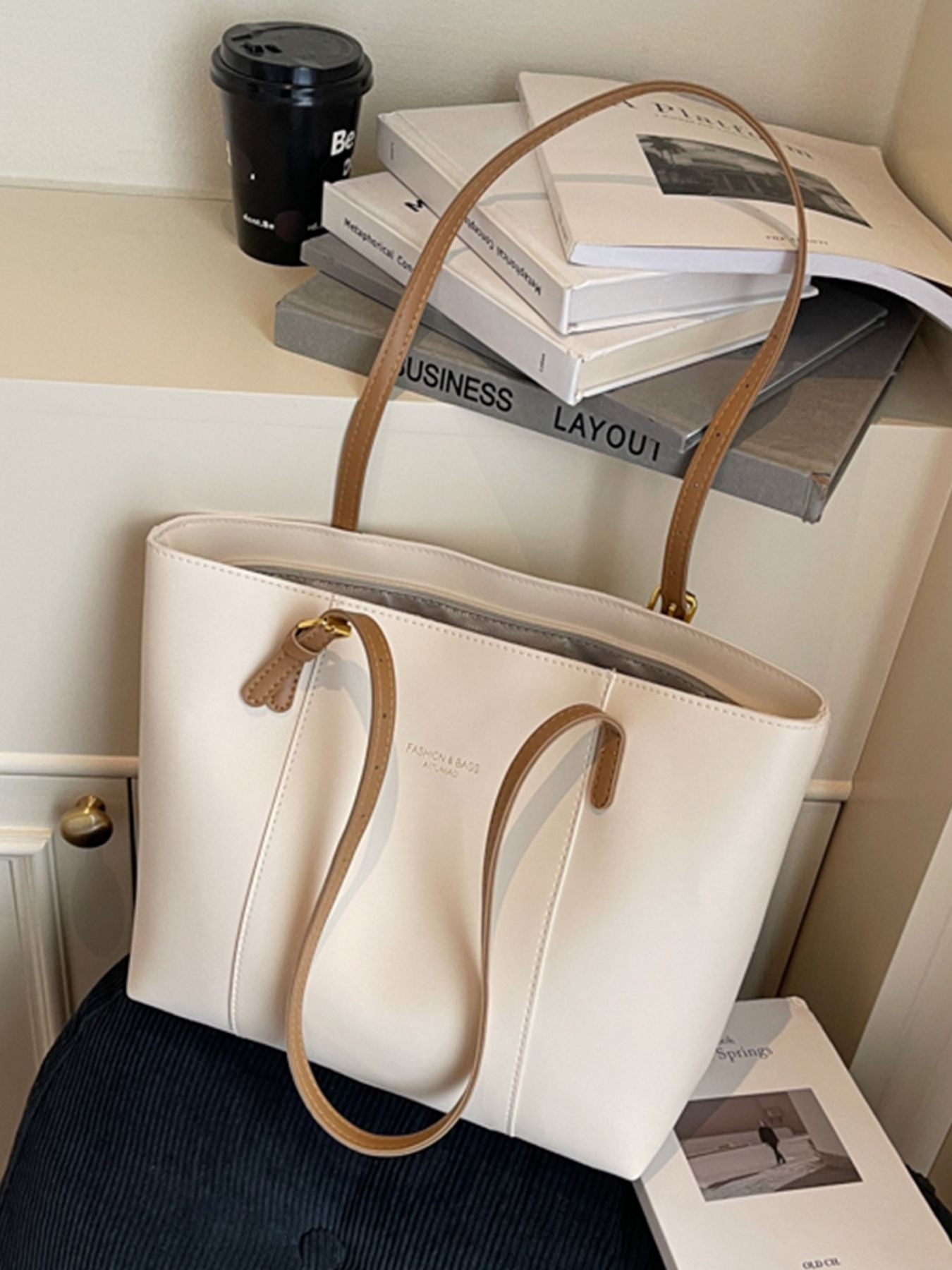 PU Leather Tote Bag